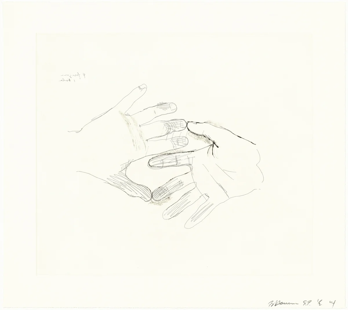 Untitled by Bruce Nauman, print, 1993-1994