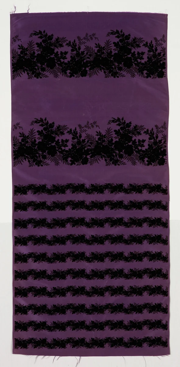 Panel by France, textile, 1850-1870