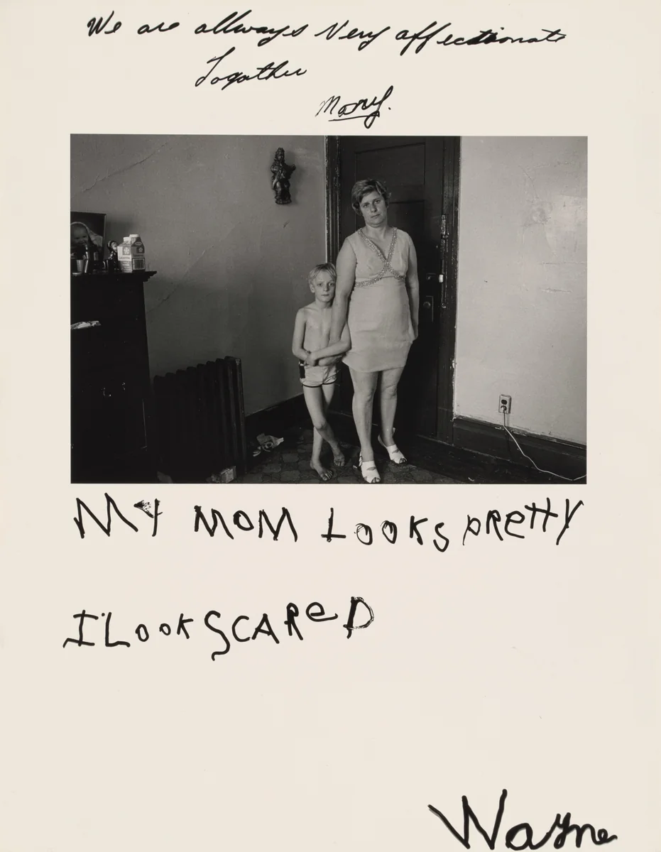 Mary and Wayne by Jim Goldberg, photograph, 1979