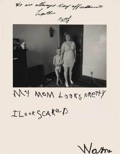 Mary and Wayne by Jim Goldberg, photograph, 1979