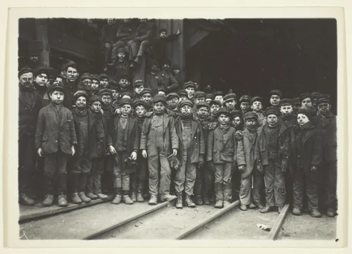 Breaker Boys by Lewis Wickes Hine, photograph, 1909