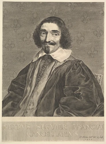 Le Chancelier Pierre Séguier by Claude Mellan, print, 1639