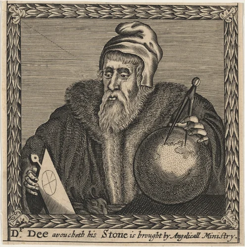 John Dee, Astrologer by Unknown 19th Century, print, 1800-1899