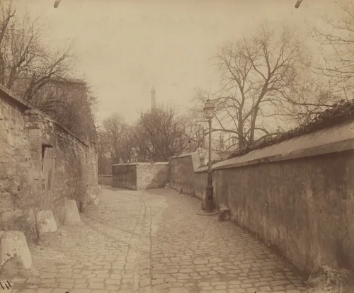 Passy, [rue Berton] by Eugène Atget, photograph, 1900