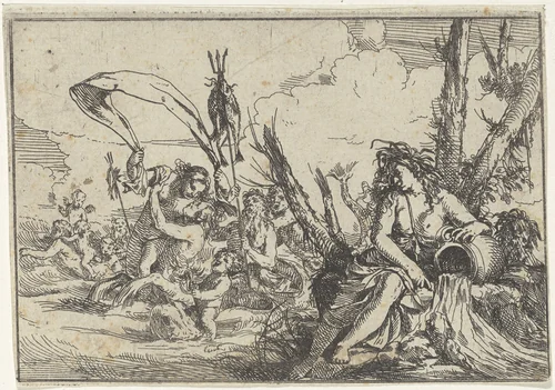 Water by Giulio Carpioni, print, 1623-1679