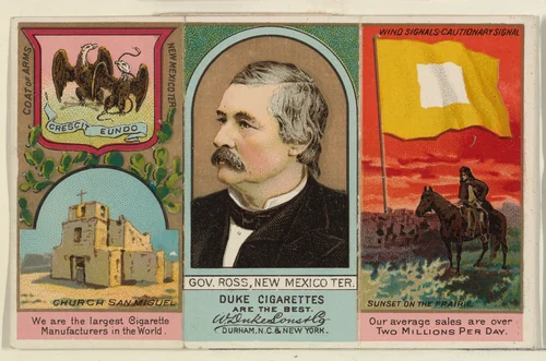 Governor Ross, New Mexico Territory, from "Governors, Arms, Etc." series (N133-2), issued by Duke Sons & Co. by W. Duke, Sons & Co., print, 1885-1892