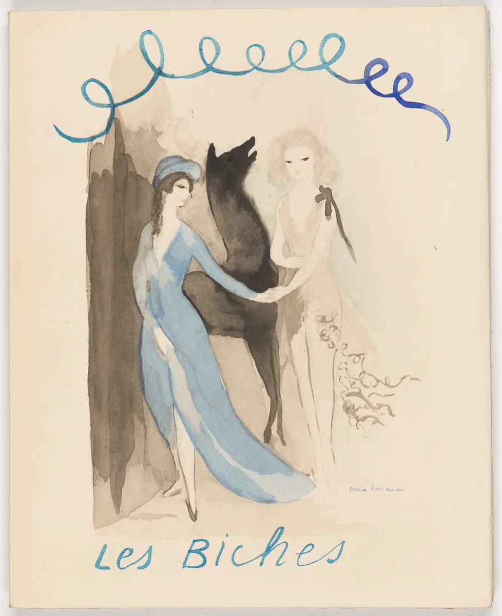 Les Biches by Marie Laurencin, illustrated book, 1924