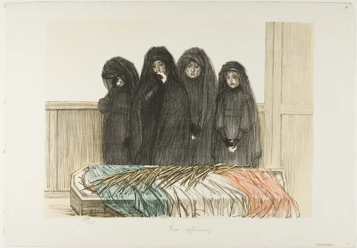 Glory by Théophile Alexandre Steinlen, print, 1915