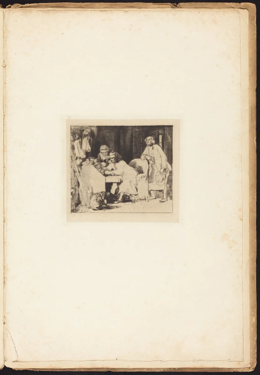 The Lost Receipt by Sir David Wilkie, print, 1815-1819