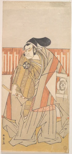The First Nakamura Nakazo in the Role of Kudo Suketsune by Katsukawa Shunshô (勝川春章), print, 1773-1777