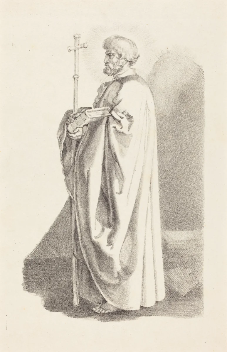 An Apostle, from Albert [sic] Durer by James Henry Lynch, print, 1829