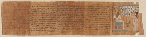 Funerary Papyrus of Tayuhenutmut by Unidentified Artist, painting, -1069--945