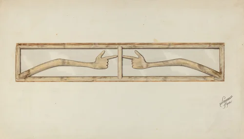 Carved Transom by Lawrence Flynn, index of american design, 1937