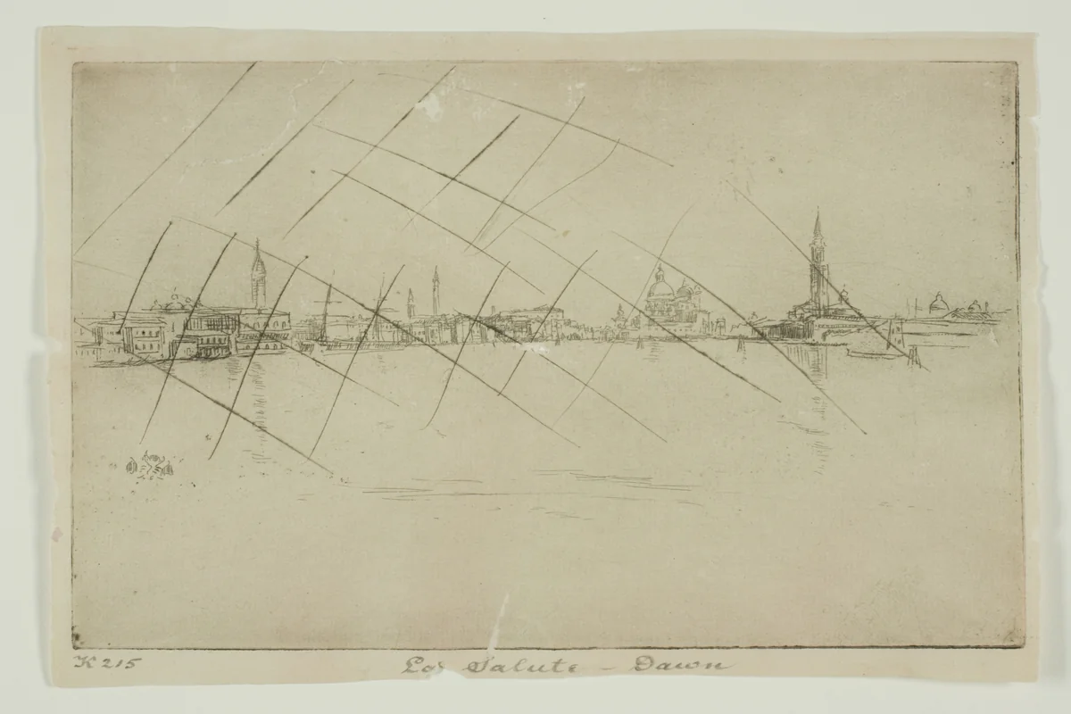 La Salute: Dawn by James McNeill Whistler, print, 1879-1880