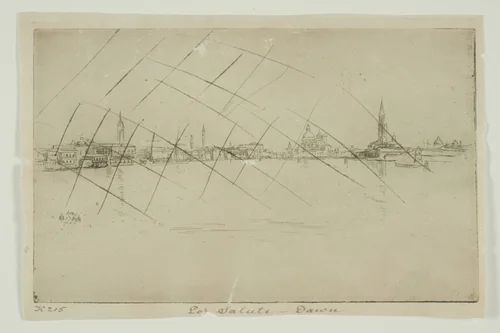 La Salute: Dawn by James McNeill Whistler, print, 1879-1880