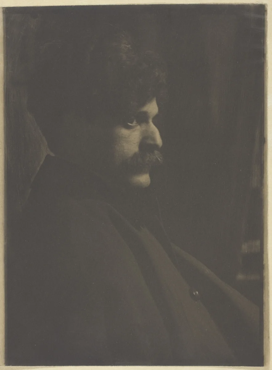 Portrait of Alfred Stieglitz by Frank Eugene, photograph, 1894-1904