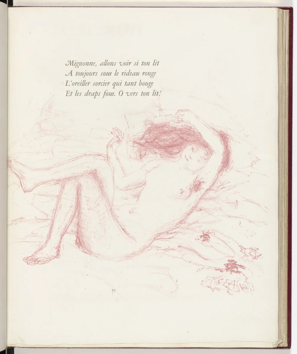 In-text plate (page 25) from Parallèlement (In Parallel) by Pierre Bonnard, illustrated book, 1900