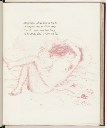 In-text plate (page 25) from Parallèlement (In Parallel) by Pierre Bonnard, illustrated book, 1900
