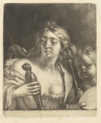 Allegorie op de Schilderkunst by Gerard de Lairesse, print, 1670-1680