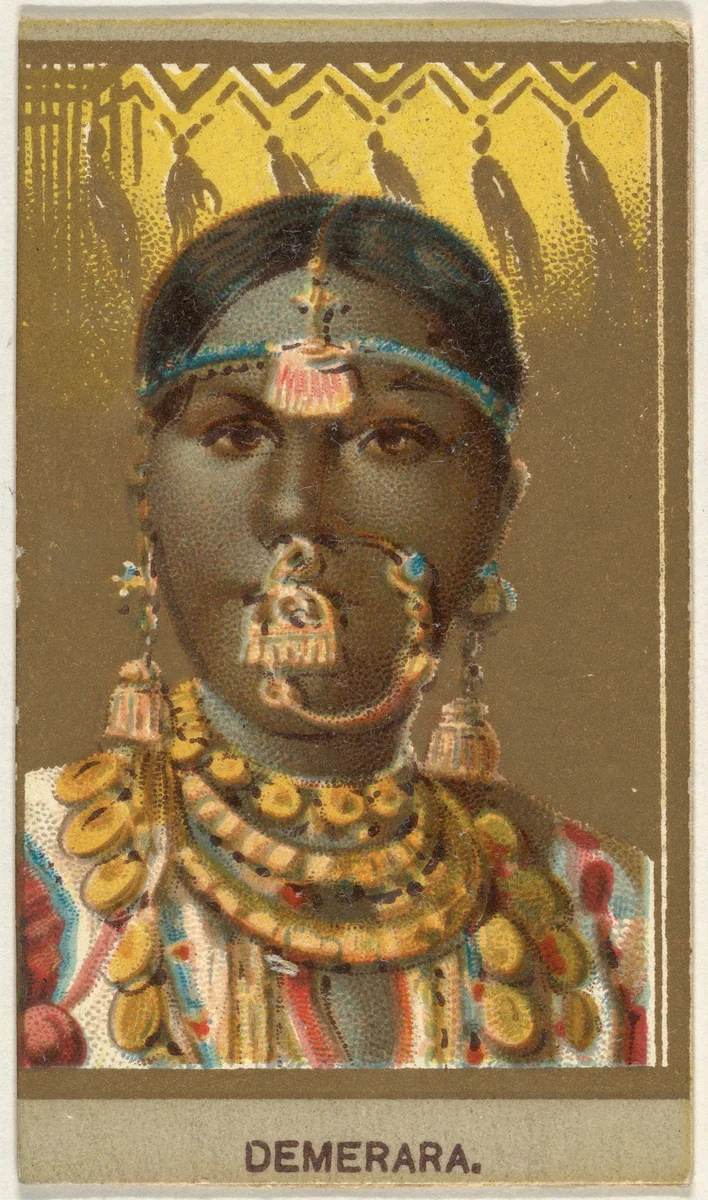 Demerara, from the Races of Mankind series (T181) issued by Abdul Cigarettes by Abdul Cigarettes, print, 1881