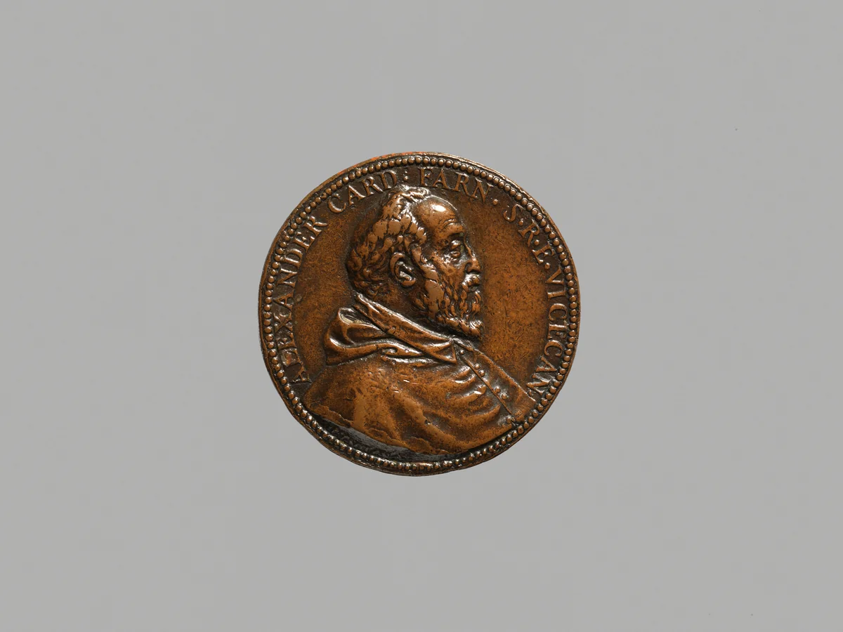 Cardinal Alessandro Farnese by Giovanni V. Melon, metalwork, 1570-1580