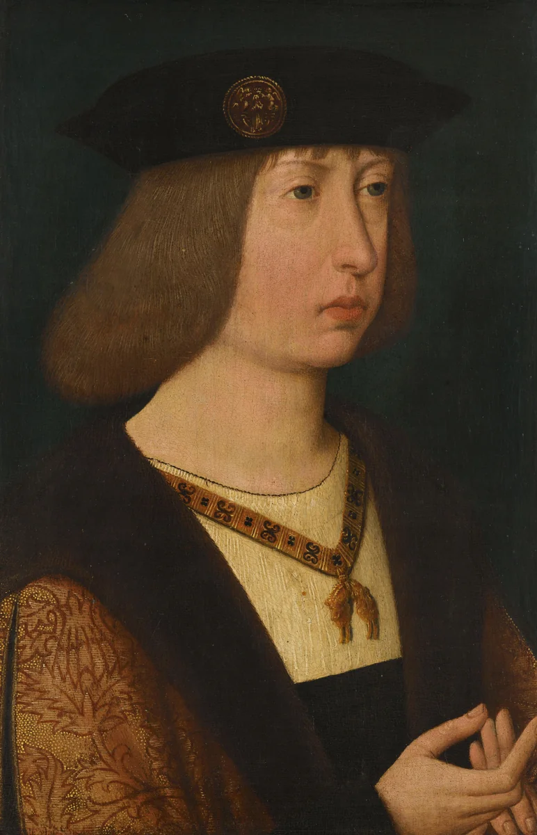 Portrait of Philip the Fair, Duke of Burgundy by anonymous, painting, 1500