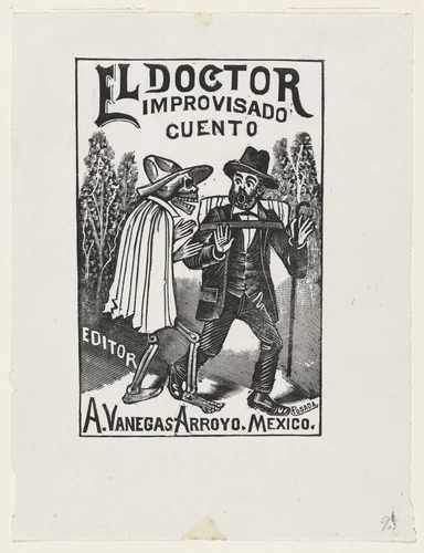 The Quack Doctor (El Doctor Improvisado) from 25 Prints of José Guadalupe Posada by José Guadalupe Posada, print, 1890