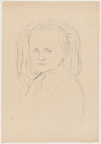 Petite fille (Young Girl) by Eugène Martel, print, 1895