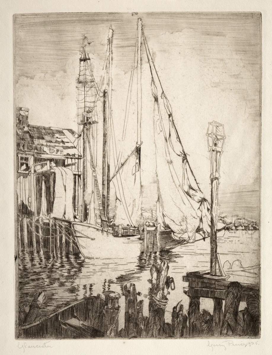 Gloucester by Elbridge Gerry Peirce, print, 1925