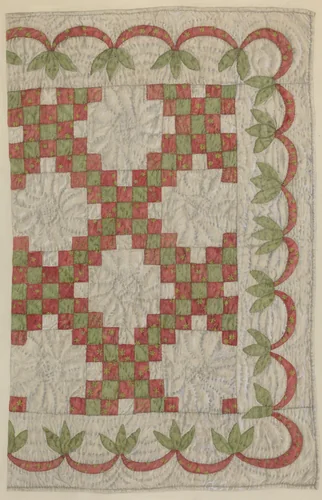 Quilt for Doll's Bed by Stella Mosher, index of american design, 1940