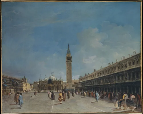 Piazza San Marco by Francesco Guardi, painting, 1767-1769