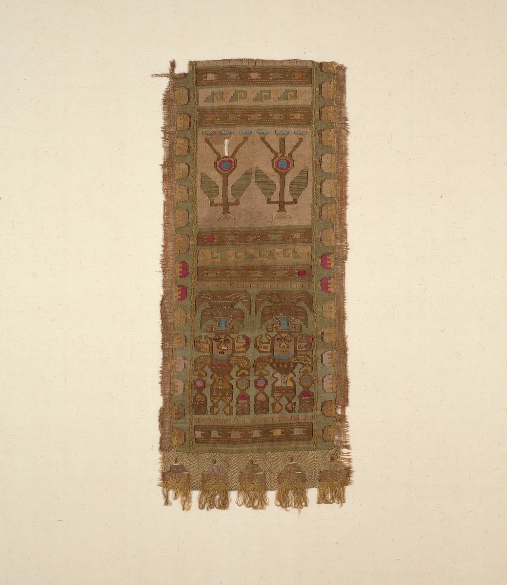 Panel by Lambayeque, textile, 1000-1476
