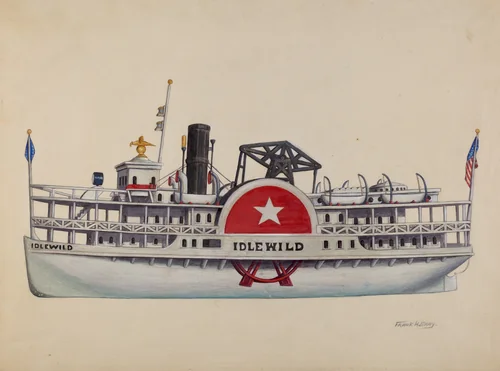 Model Ship "Idlewild" by Frank Gray, index of american design, 1938