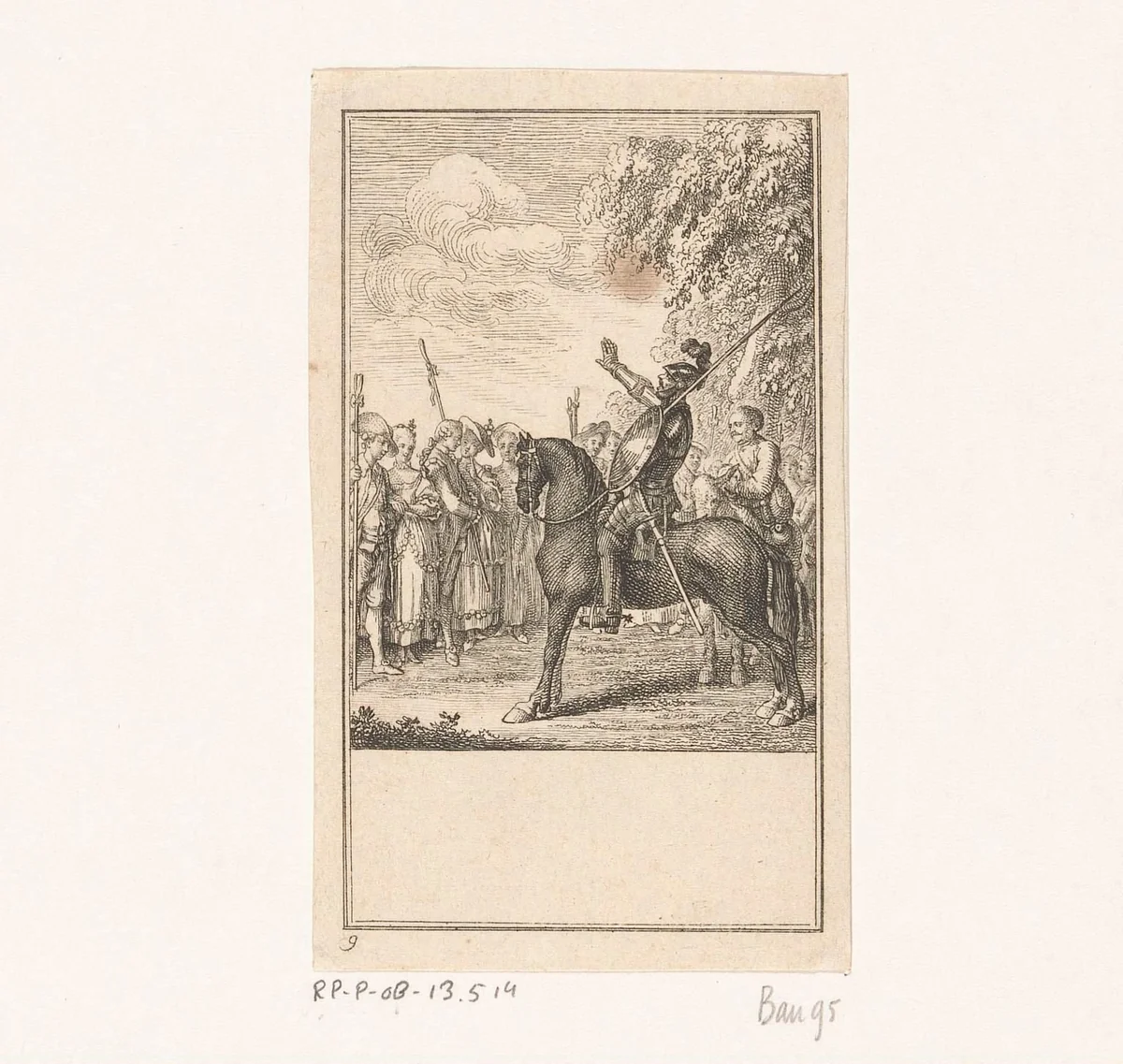 Don Quichot op de bruiloft van Kamacho by Daniel Nikolaus Chodowiecki, print, 1770