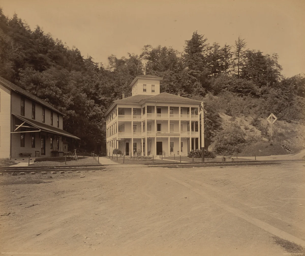 Owasco Lake, Ensenore Glen House by William H. Rau, photograph, 1890-1900
