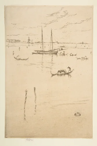 The Little Lagoon by James McNeill Whistler, print, 1879-1880