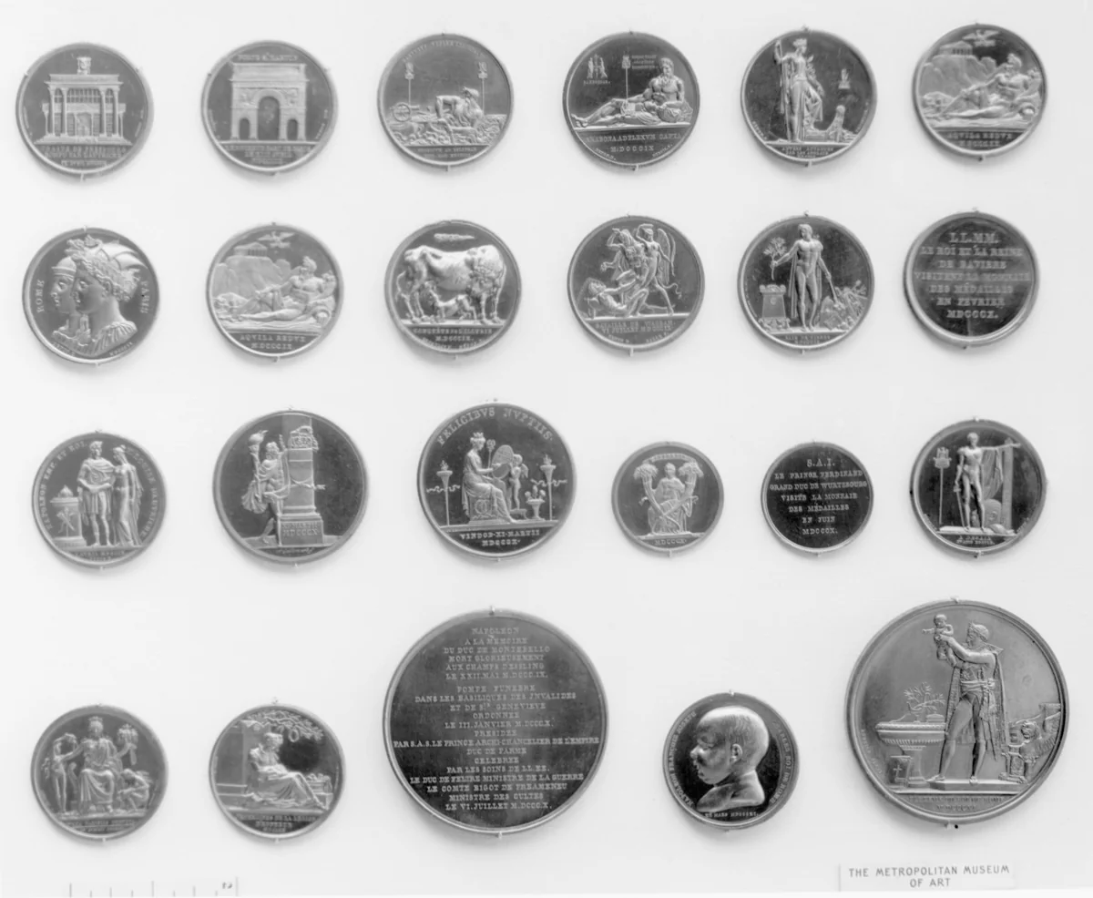 The Seizure of the States of the Church by Bertrand Andrieu, metalwork, 1809