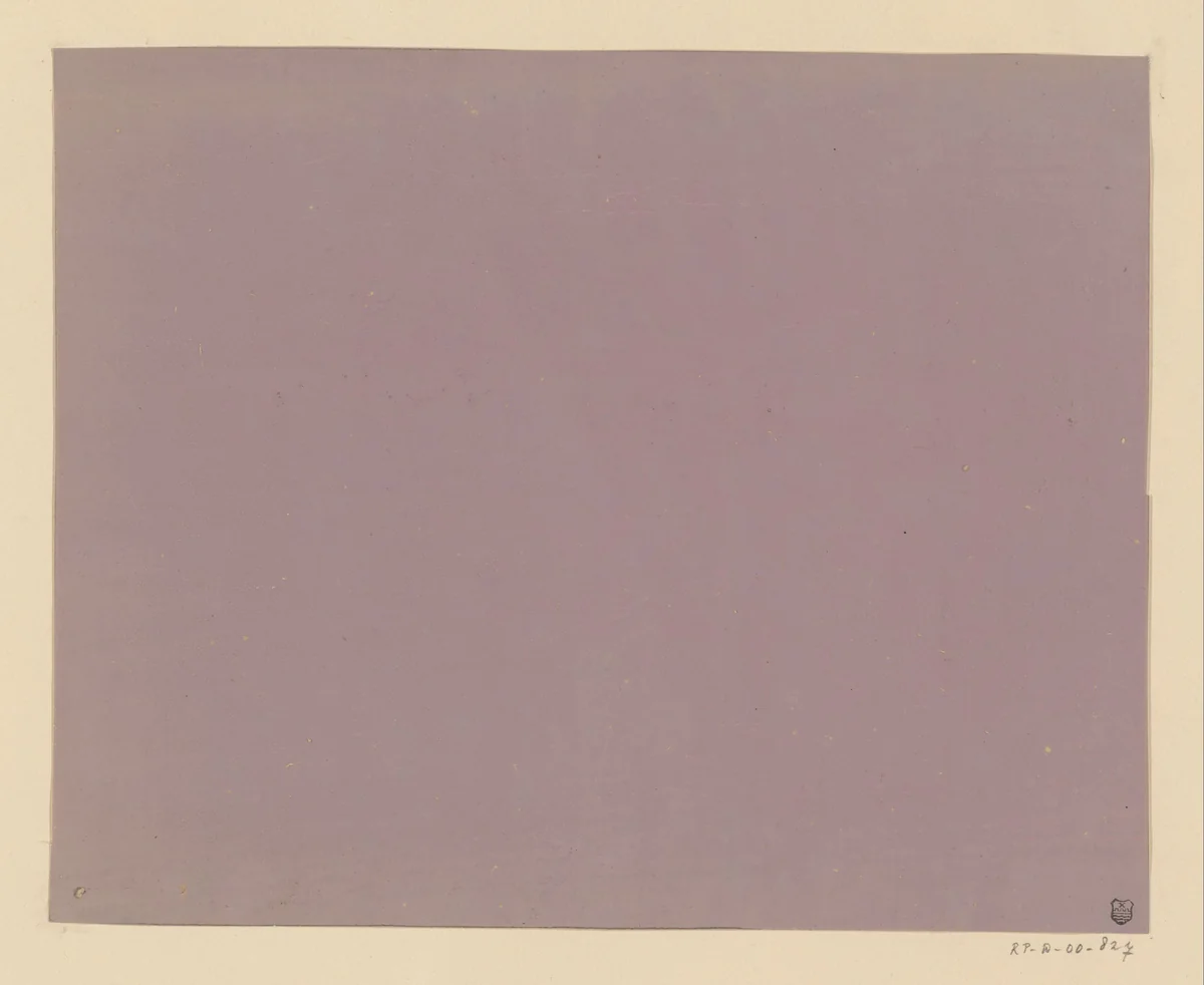 Effen lichtpaars papier by anonymous, other, 1800-1900