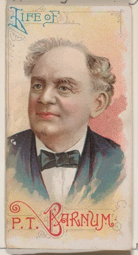 Life of P.T. Barnum, from the Histories of Poor Boys and Famous People series of booklets (N79) for Duke brand cigarettes by W. Duke, Sons & Co., print, 1888