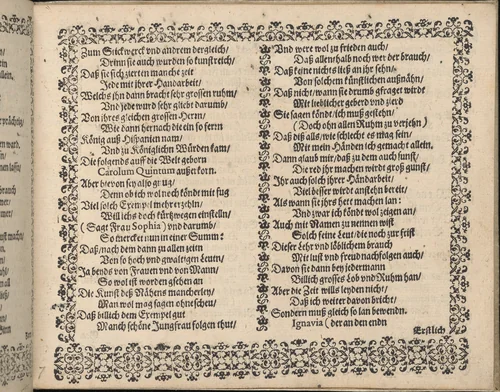 Newes Modelbuch in Kupffer (Page 7v) by Johann Sibmacher, book, 1604