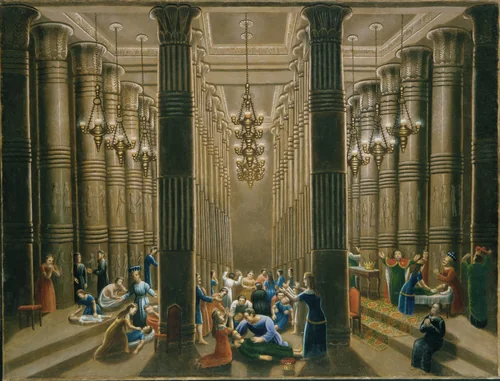 The Death of the First Born by Erastus Salisbury Field, artwork, 1865-1880