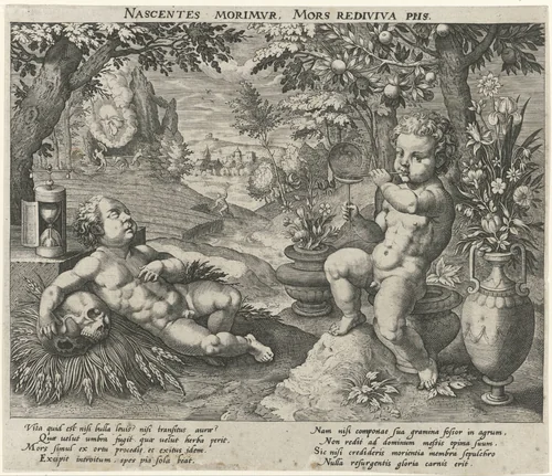 Allegory of Transience by Unknown, print, 1570-1672