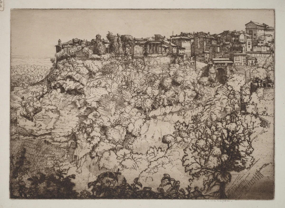 Tivoli by Donald Shaw MacLaughlan, print, 1905
