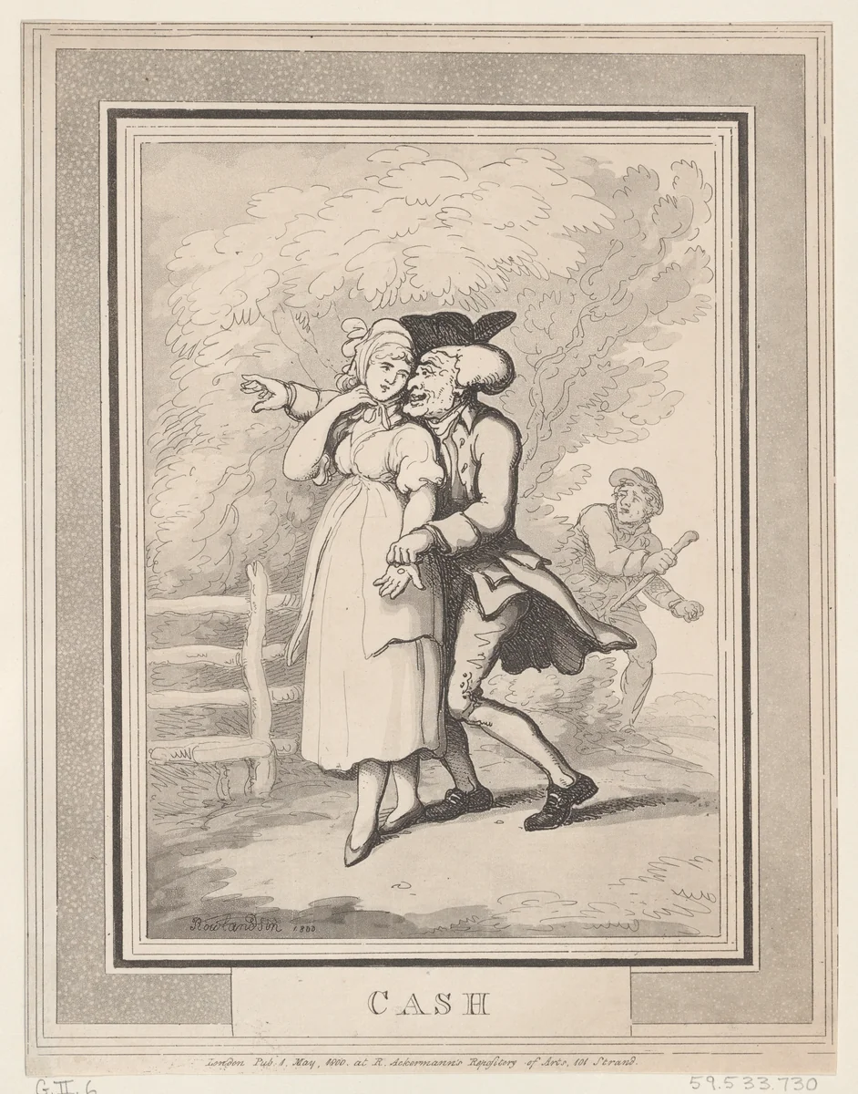 Cash by Thomas Rowlandson, print, 1800