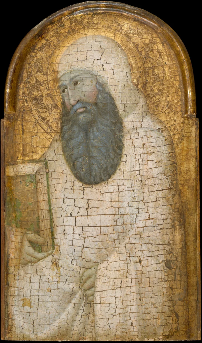 Saint Romuald by Pseudo-Palmeruccio, painting, 1320-1330
