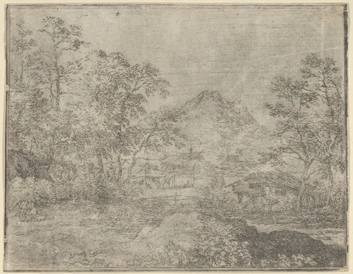 The Broad River by Allart van Everdingen, print, 1621-1675