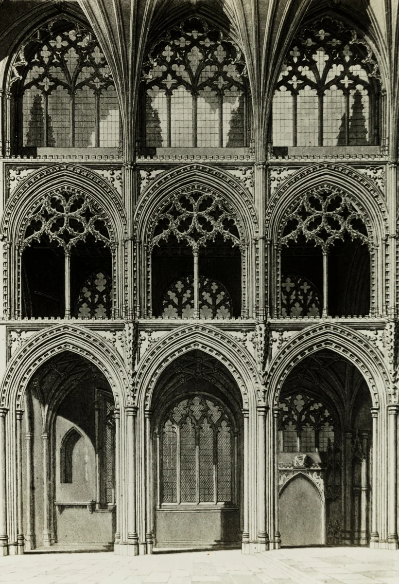Ely Cathedral: Choir from an Engraving by Frederick Evans, photograph, 1886-1896