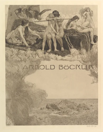 Dedication (from the series A Life) by Max Klinger, print, 1887-1903