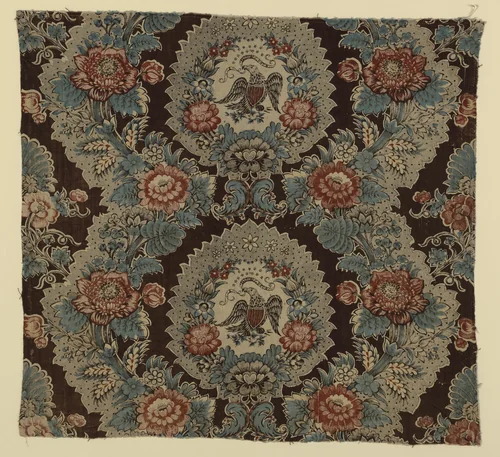 E Pluribus Unum (From the Many, One) (Furnishing Fabric) by England, Manchester, textile, 1825-1835