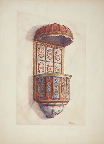 Pulpit by Hal Blakeley, index of american design, 1940